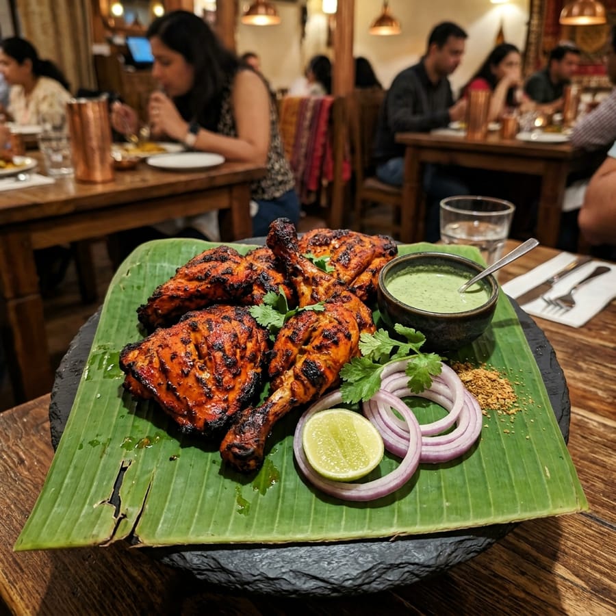 Tandoori spread at The Butter Beats, Uluwatu